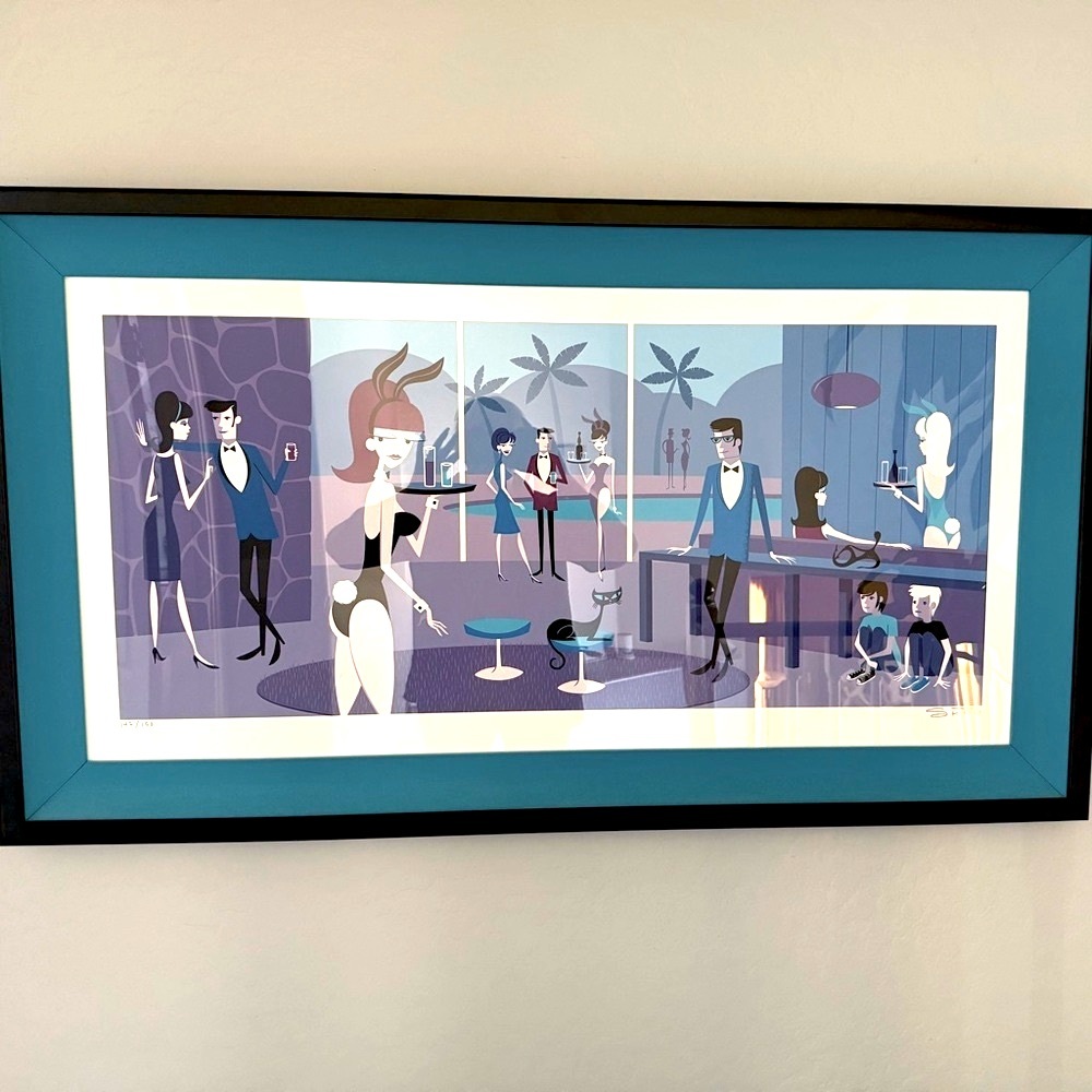 Limited Addition Signed and Framed SHAG Print “Two Hours Past Midnight” 
$3250